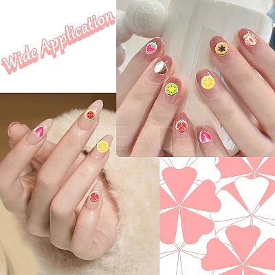 60Pcs Fruits Theme Paper Nail Art Stickers AJEW-CJC0018-05A-1