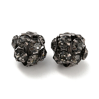 Gunmetal Brass Rhinestone Beads RB-F035-05A-01-1