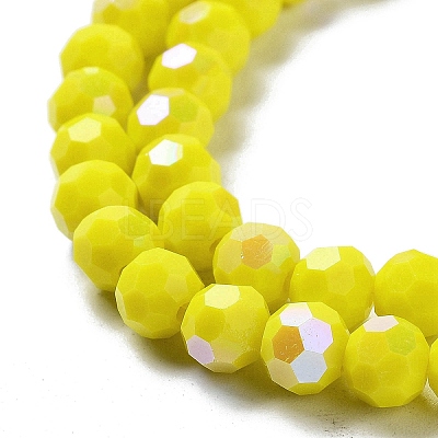 Opaque Glass Beads Strands EGLA-A035-P6mm-L04-1