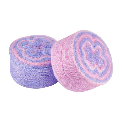 Segment Dyed Knitting Yarn DIY-TAC0033-03E-1