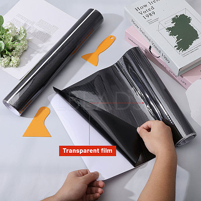 PVC Car Auto Fibre Sticker Vinyl Wrapping Film DIY-CA0006-80-1