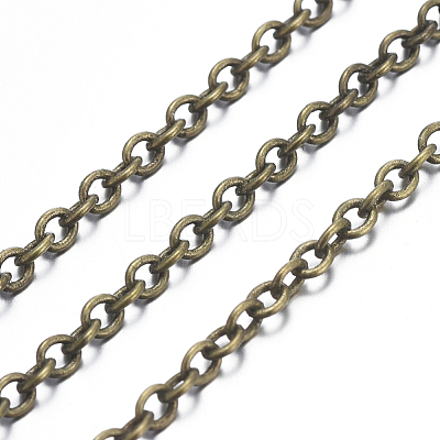 Brass Cable Chains CHC027Y-AB-1