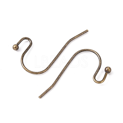 Antique Bronze Brass Hook Ear Wire X-J0JQN-NFAB-1