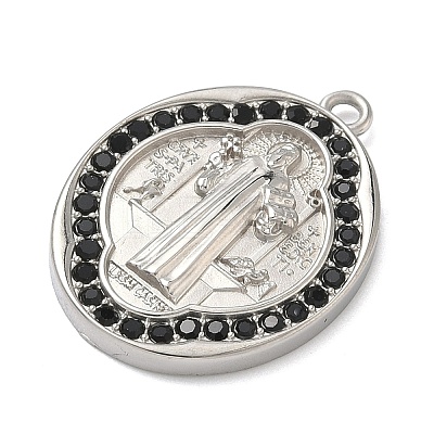 304 Stainless Steel & Rhinestone Pendants STAS-G371-09D-02P-1