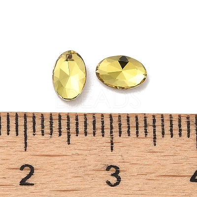 Glass Rhinestone Cabochons RGLA-P037-08A-D226-1