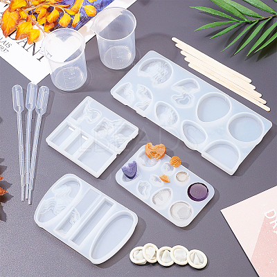 Ocean Theme DIY Silicone Molds Kits DIY-OC0002-93-1