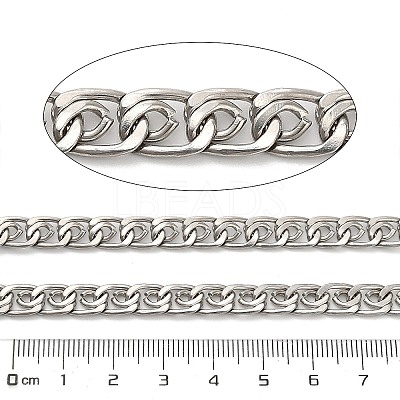 304 Stainless Steel Curb Chains CHS-A016-44P-A-1