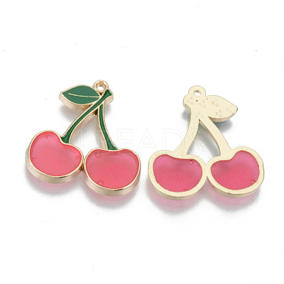 Transparent Epoxy Resin Pendants X-RESI-T047-03KC-03-RS-1