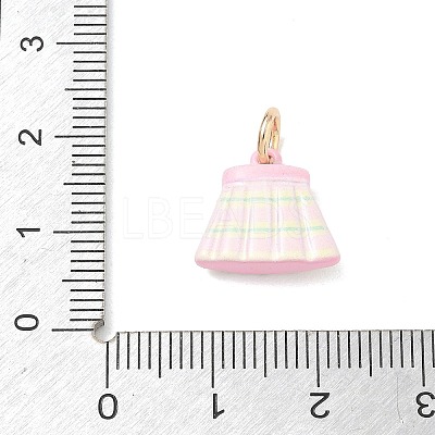 Brass Enamel Pendants KK-CBA1122-01G-04-1