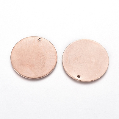 Ion Plating(IP) 304 Stainless Steel Pendants X-EJEW-L238-01B-RG-1