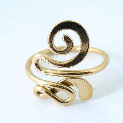 Brass Toe Cuff Rings for Women FS-WGFB02D-01-1