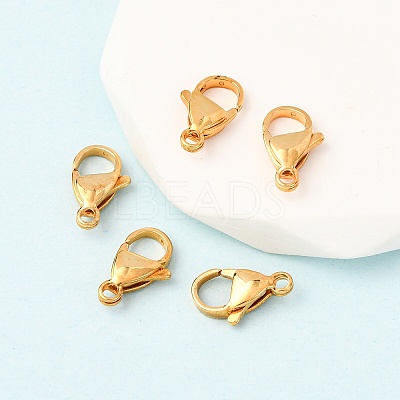 304 Stainless Steel Lobster Claw Clasps STAS-R050-15x9mm-02-1