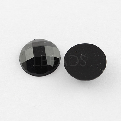 Acrylic Rhinestone Cabochons GACR-R002-12mm-15-1