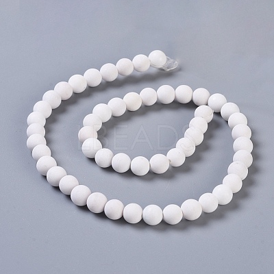 Natural Mashan Jade Beads Strands G-K245-01J-4mm-1