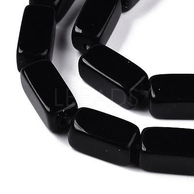Natural Obsidian Beads Strands G-Q974-10-1-1
