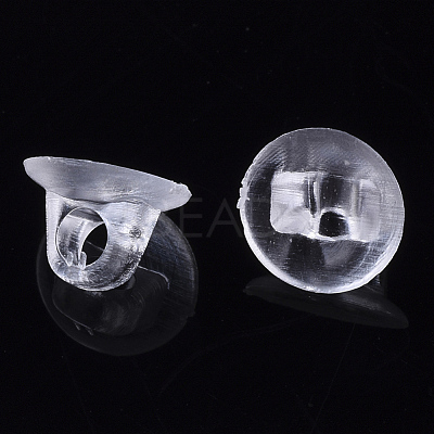 Transparent AS Plastic Charm Base Settings FIND-T064-006A-01-1