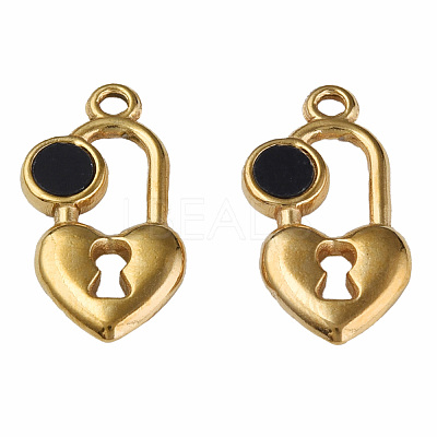 304 Stainless Steel Pendants STAS-N087-53-04G-1