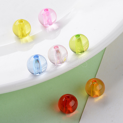 Transparent Acrylic Beads MACR-S370-A10mm-1
