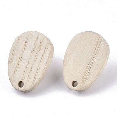 Cedarwood Stud Earring Findings MAK-N033-003-1