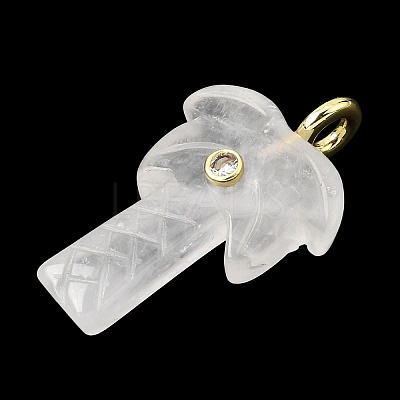 Natural Mixed Stone Carved Pendants G-C282-04-1