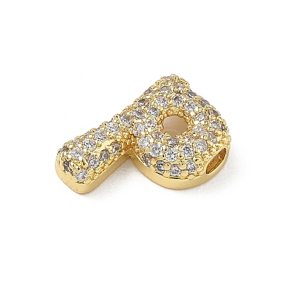 Brass Micro Pave Cubic Zirconia Pendants KK-A300-02G-P-1