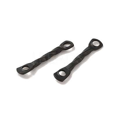 304 Stainless Steel Connector Charms STAS-Q323-02A-B-1