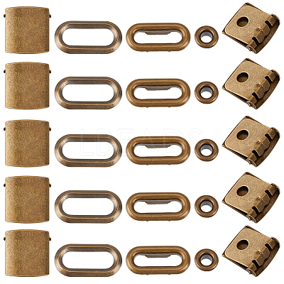 36Sets Iron Baseball Hat Cap Buckle Strap Clasp Clip Kit IFIN-CY0001-02-1
