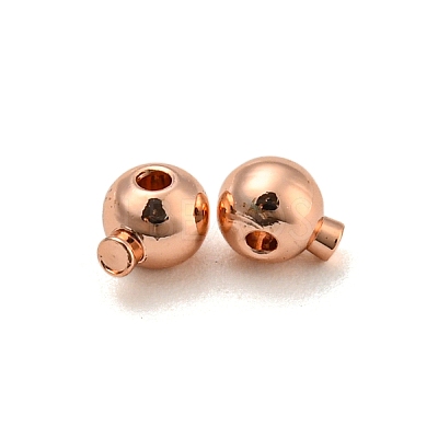 Brass Crimp Beads KK-Z030-16A-RG-1