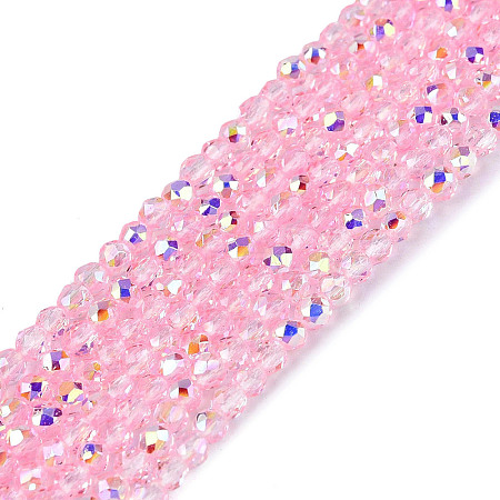 Transparent Glass Beads Strands LS-EGLA-N028-01A-A11-1