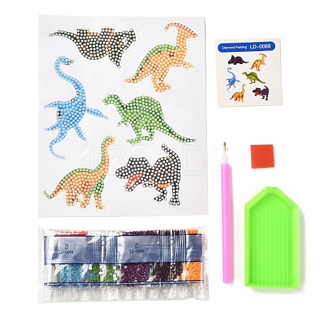 DIY Dinosaur Diamond Painting Stickers Kits For Kids DIY-O016-07-1