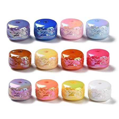 UV Plating Acrylic Beads MACR-D029-16-1