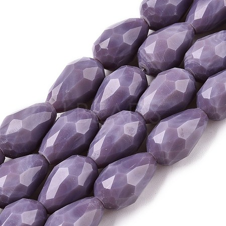 Opaque Solid Color Beads Strands EGLA-N013-P10mm-D09-1