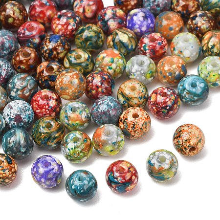 Baking Paint Glass Beads GL-CBA2BB1-05-1