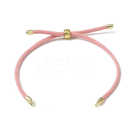 3MM Adjustable Round Nylon Braided Cord Bracelet Making FB-CBAA152-04G-27-1
