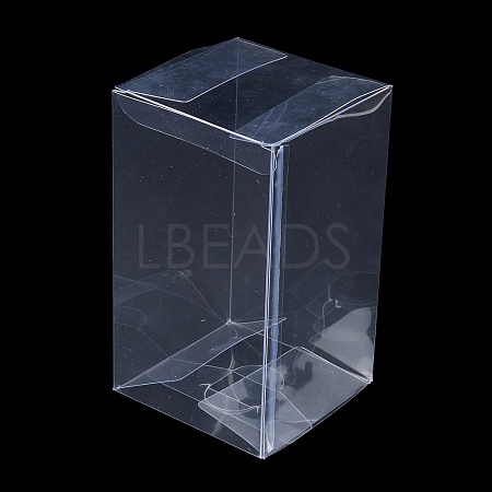 Rectangle Transparent Plastic PVC Box Gift Packaging CON-F013-01H-1