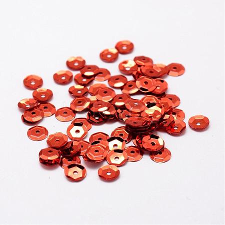 Plastic Paillette Beads PVC-A001-8mm-01-1