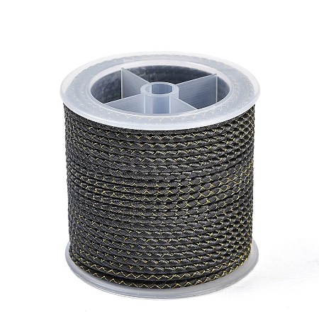 11M Polyester Braided Cord with Cotton Core & Metallic Thread OCOR-Z006-01-10-1