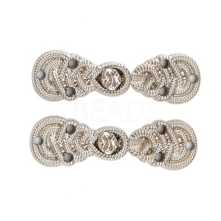 Alloy Snap Lock Clasps FIND-WH0108-20P-1