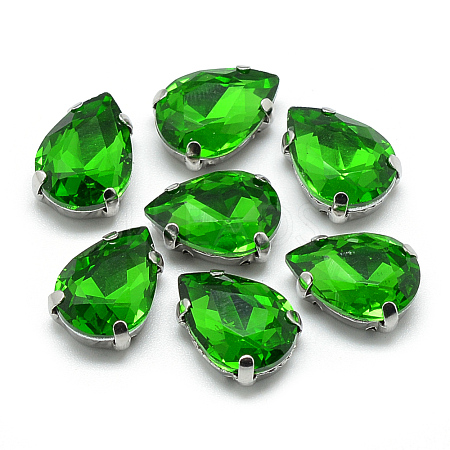 Sew on Rhinestone RGLA-T035-13x18mm-20-1