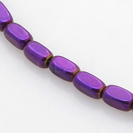 Electroplate Non-magnetic Synthetic Hematite Beads Strands G-J213D-09-1