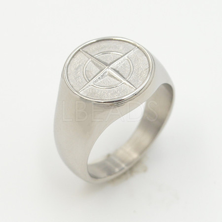 304 Stainless Steel Finger Rings FS-WG5F41B-62-1