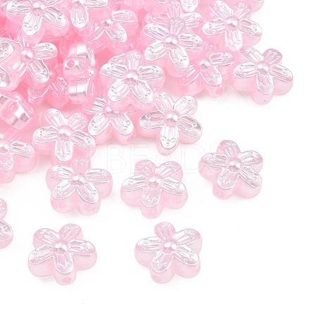 Imitation Pearl Acrylic Beads AC-CBAAA05-07A-1