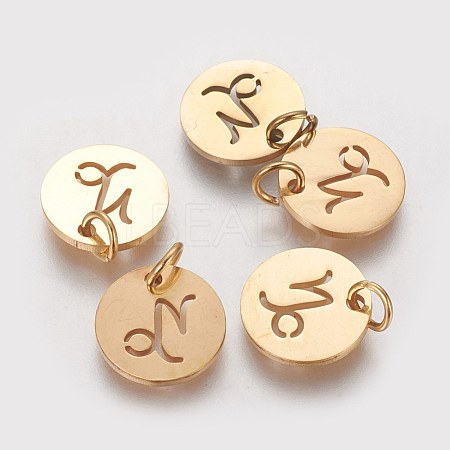 304 Stainless Steel Charms STAS-Q201-T445-10G-1