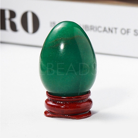 Easter Raw Natural Aventurine Egg Display Decorations PW-WG89517-01-1