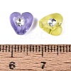 Plastic Heart Beads KY-Q002-02-4