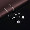 Brass Stud Earrings EJEW-BB63032-6
