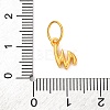 925 Sterling Silver Letter Charms with Jump Rings LS-STER-R008-01G-W-3