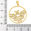 304 Stainless Steel Pendants STAS-Z076-14G-3