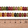 Crackle Transparent Glass Beads Strands GLAA-N074-02A-02-4