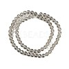 Transparent Electroplate Glass Beads Strands EGLA-N002-34C-C14-2